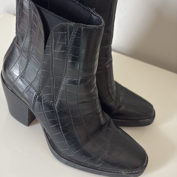 Black Ankle Booties - Picture 5 of 7